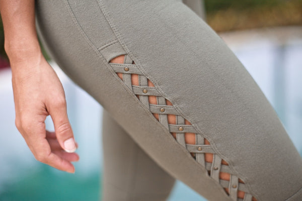 Leggings crisscross